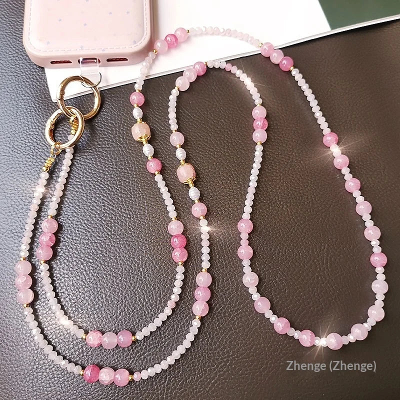 Crystal Mobile Phone Lanyard Crossbody Long Style Ins Women's Fashion Niche Exquisite
