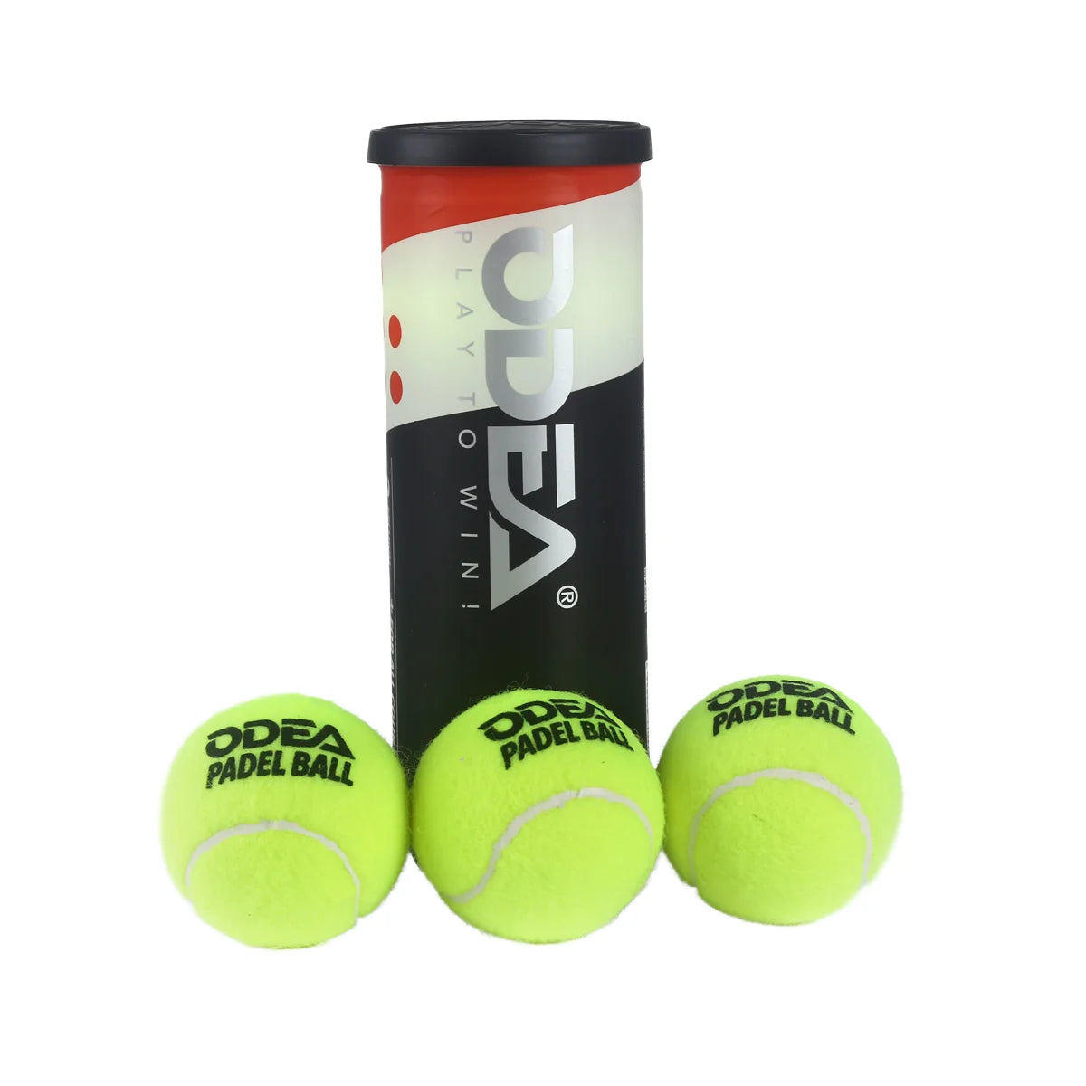 Yellow Pressurized Padel Balls, Wool or Needle Felt, 135-145 cm Bounce - image 2