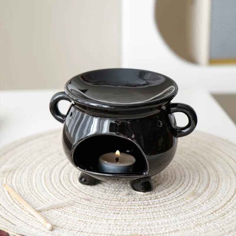 Ceramic Aromatherapy Burner Candle Jars Warmers Fashion Home Furnishings- Essential Oil