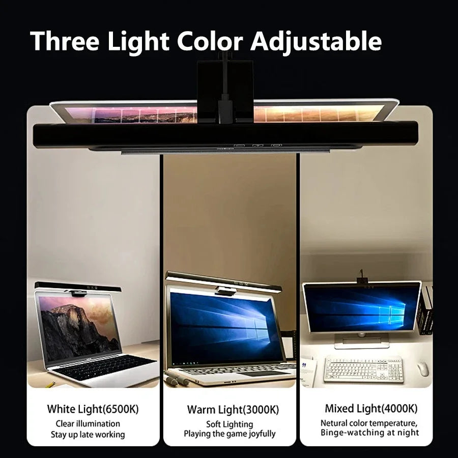 33cm 50cm Desk Lamp Monitor Screen Light Bar Hanging Table Lamp Bedroom Office Study