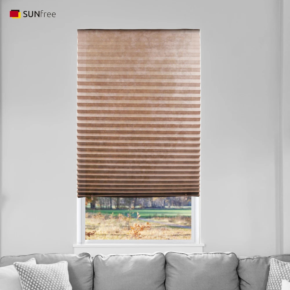 Self-Adhesive Cordless Cellular Pleated Shades, 60 x 150 cm - image 9