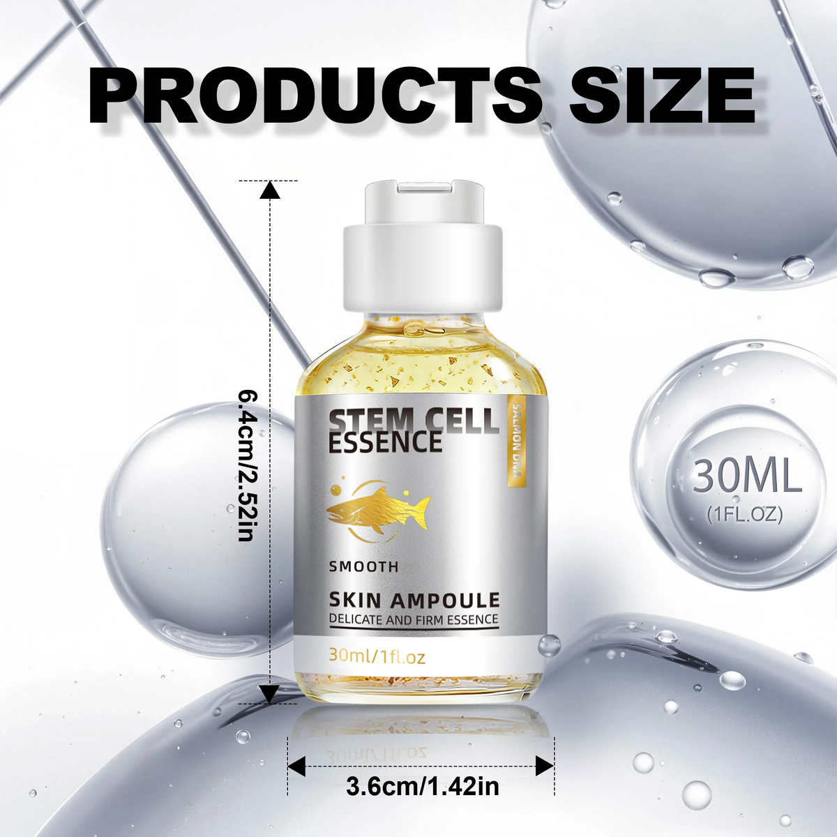 Niacinamide and Gold Facial Essence, 30 ml Dropper Bottle - image 6