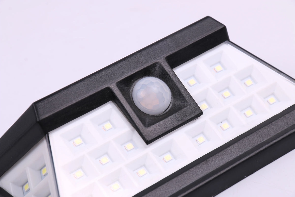 Solar Motion Sensor Wall Light, 8-10 m Range, IP65, 24 LEDs - image 6