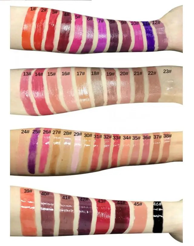 Shimmer Glitter Lip Gloss, Vegan Mineral Formula, Long-Lasting