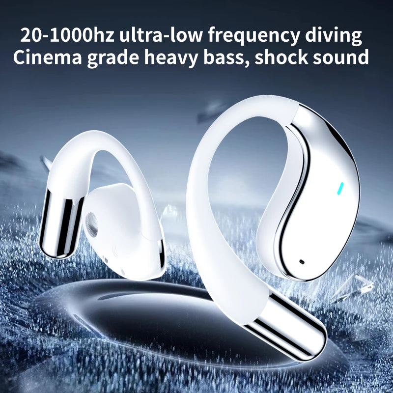 Open-Ear Sports Earbuds with Mini Ear Hooks, IPX5, AI Translation - image 2