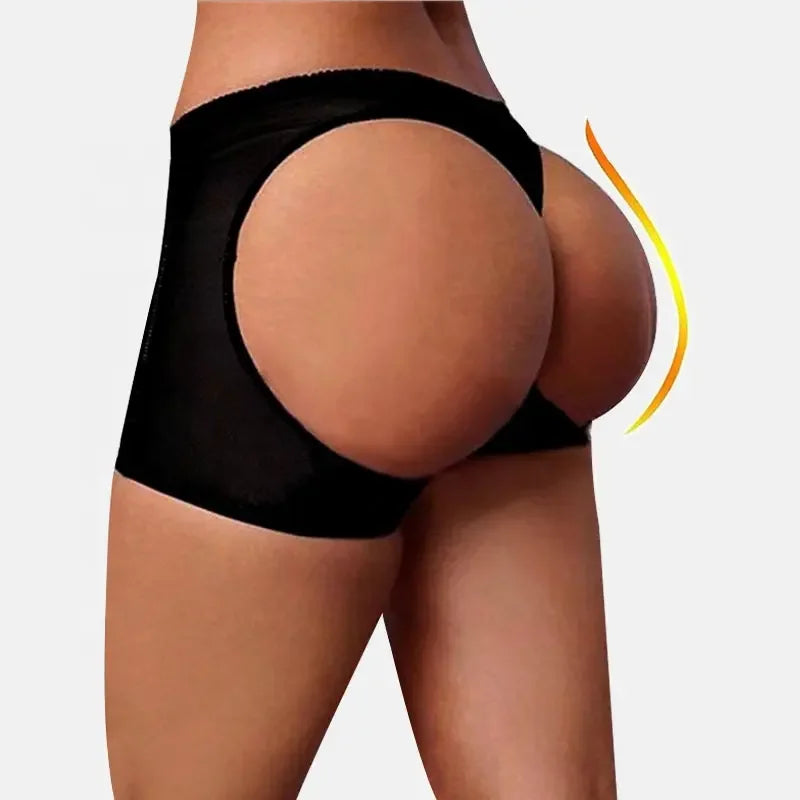 Breathable Padded Butt Lifter Panties with Medium Control