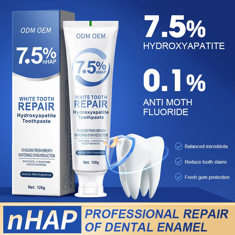 Hydroxyapatite Toothpaste for Daily Brushing and Fresh Breath, 120 g - image 4