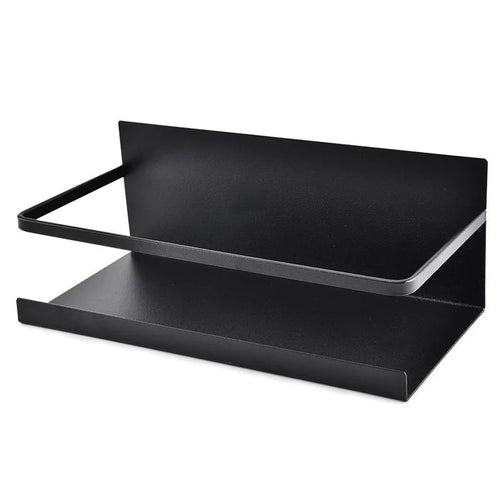 Japanese-Style Magnetic Fridge Side Rack for Seasoning Jars, Metal