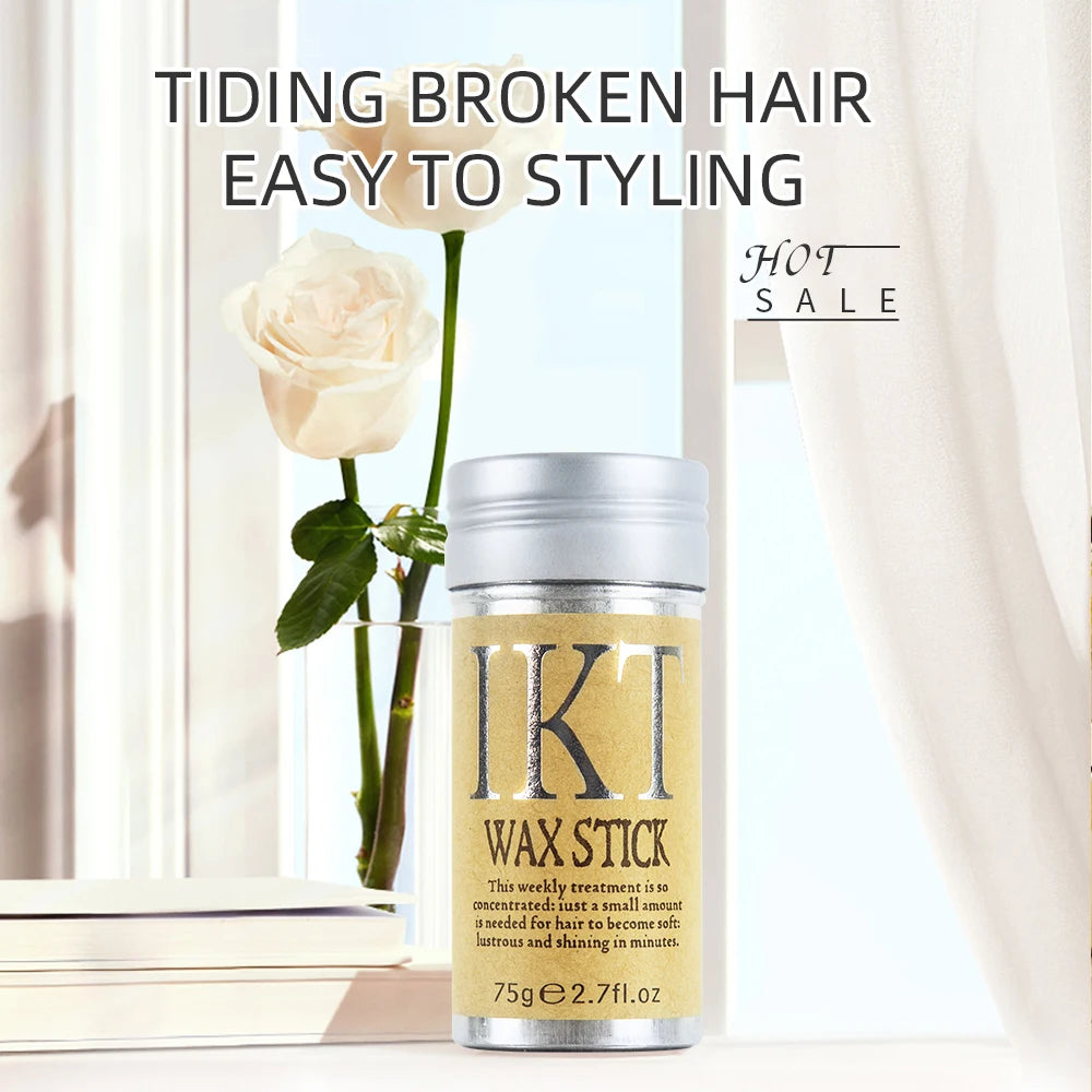 Alcohol-Free Hair Wax Stick for Frizz, Curls and Shine, Unisex - image 3