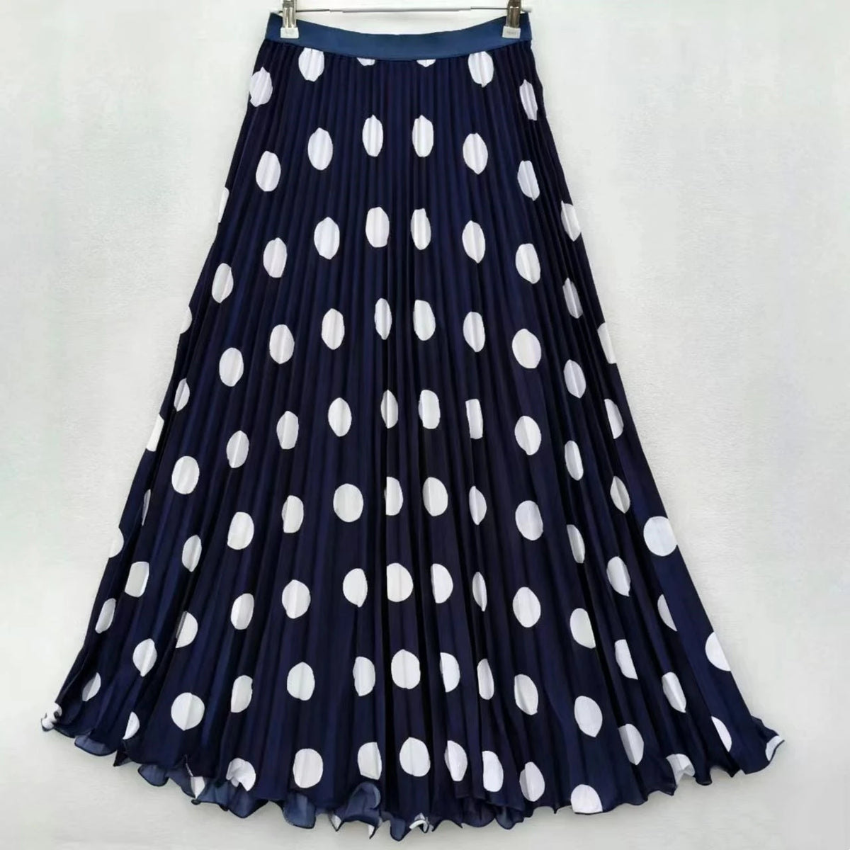 Chiffon A-Line Ankle-Length Skirt with Empire Waist, Breathable - image 3