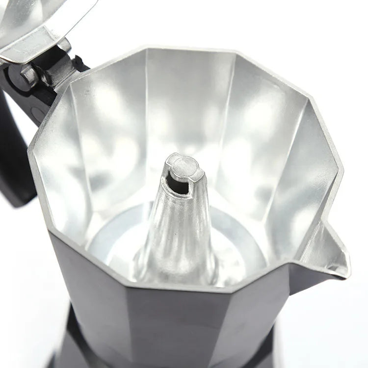Electric Moka Coffee Pot with Stainless Steel Body, 480W, US Plug - image 6