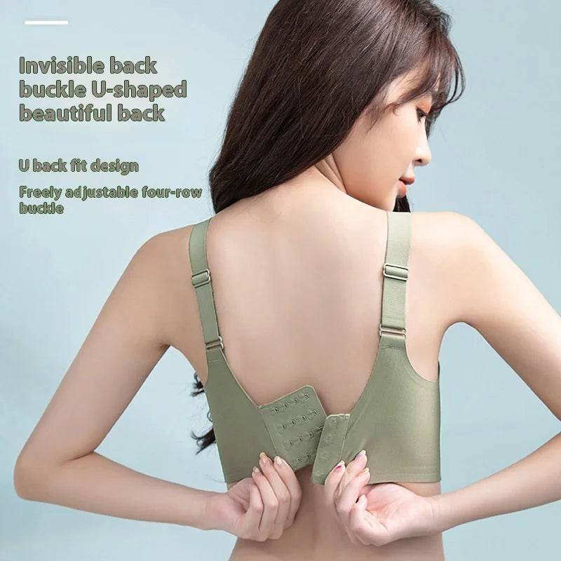 One-Piece Jelly Strip Bra, Wire-Free and Quick-Dry, Sizes M–3XL - image 6