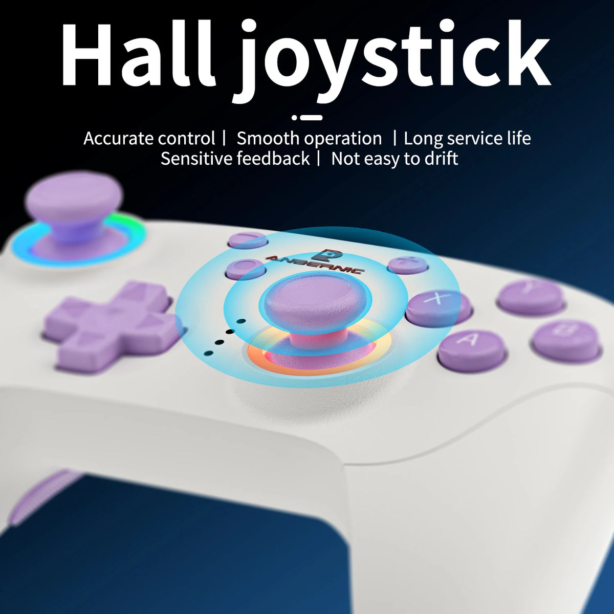 Tri-Mode Hall Effect Controller with Hall Triggers and Macro Buttons - image 3