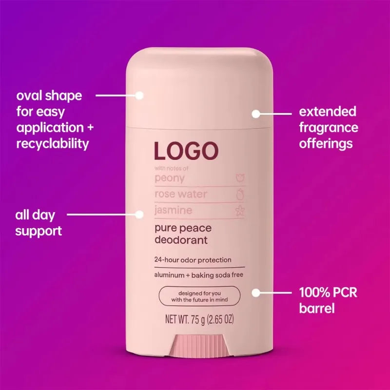 72-Hour Odor Protection Herbal Deodorant Stick for Women Long Lasting Freshness
