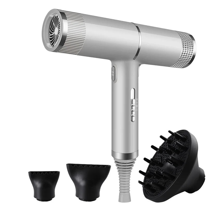 1000W Hair Dryer Set with Concentrator and Diffuser Nozzles, 2 m Cord
