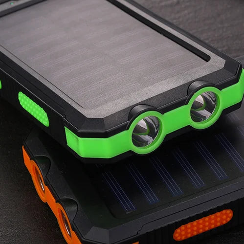 Slim Solar Power Bank with Compass and Two Flashlights - image 6
