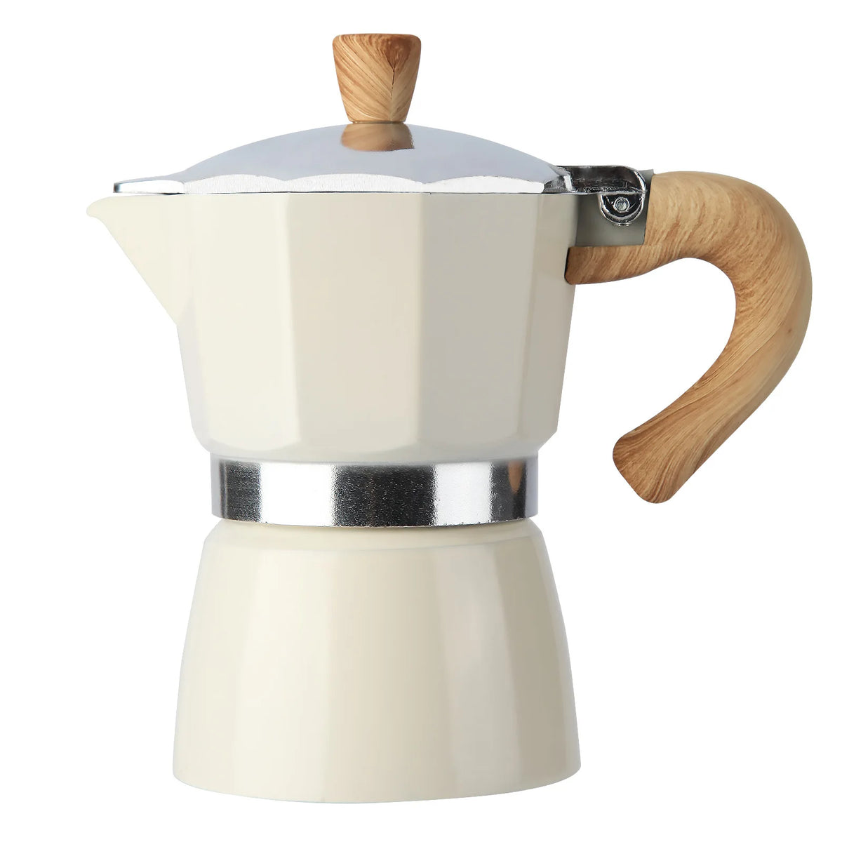 150 ml Single-Valve Aluminum Moka Pot for Italian-Style Coffee - image 7