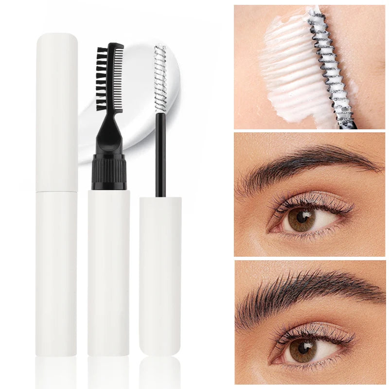 Clear Brow Lamination Gel Pen with Brush, Freeze-Set, Waterproof - image 8