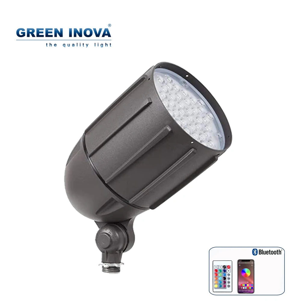 Bronze Die-Cast RGBW Landscape Flood Light, App Control, 6W to 30W - image 5