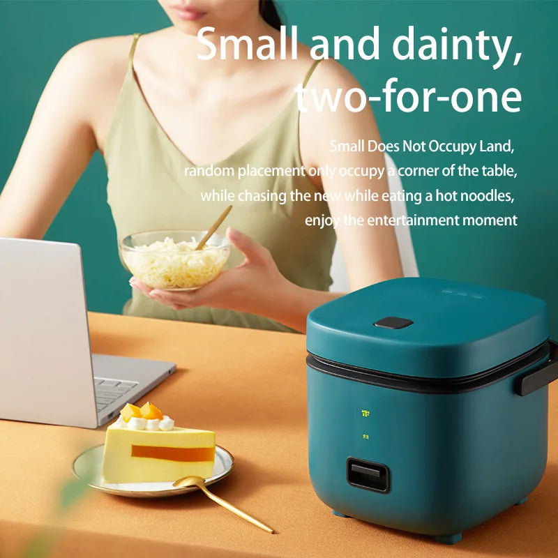 Home Mini Rice Cooker, Small 1-2 Person Rice Cooker, Steaming and Cooking Smart One