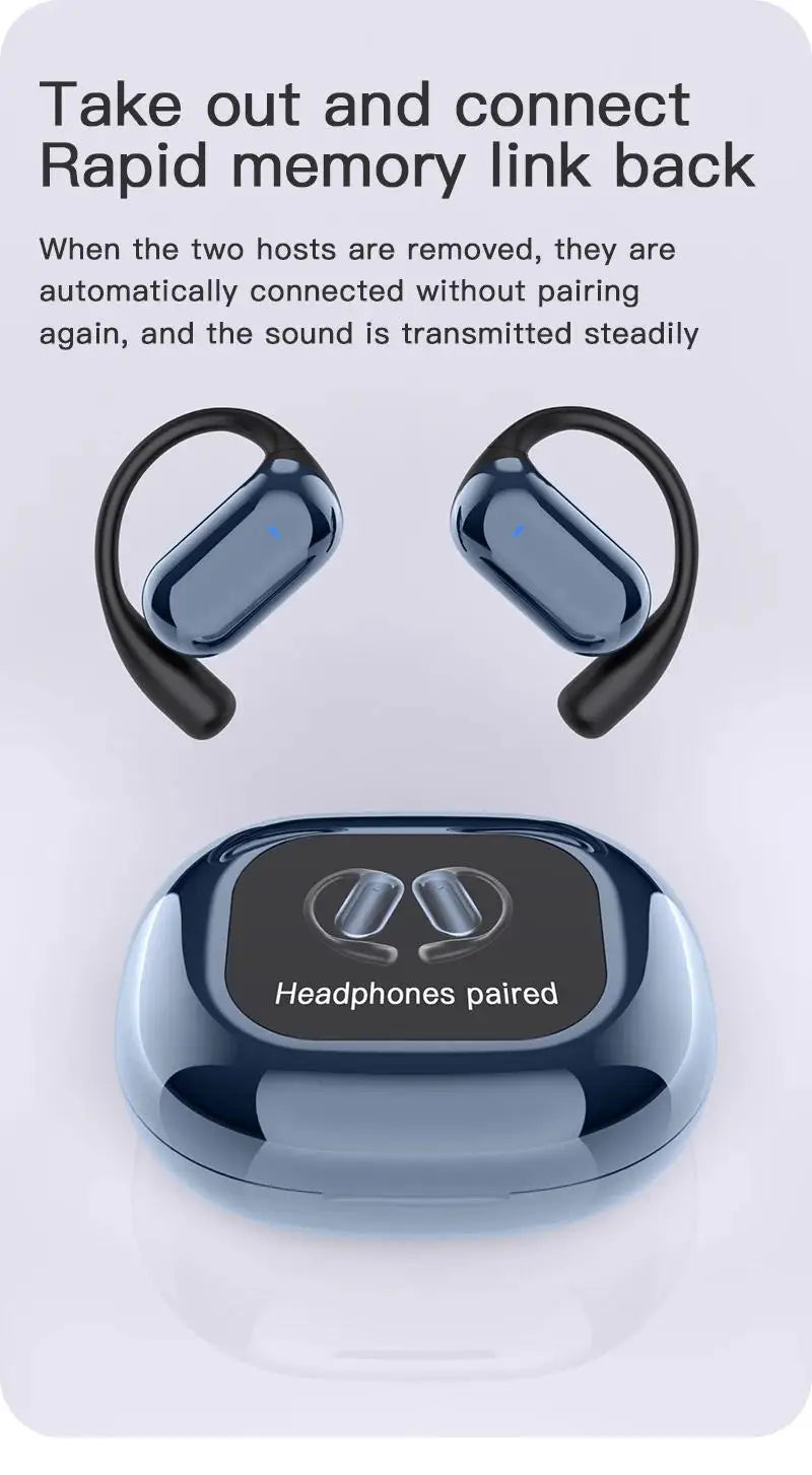 Open-Ear Hook Sports Earphones with Full-Color LCD Touch Screen - image 6