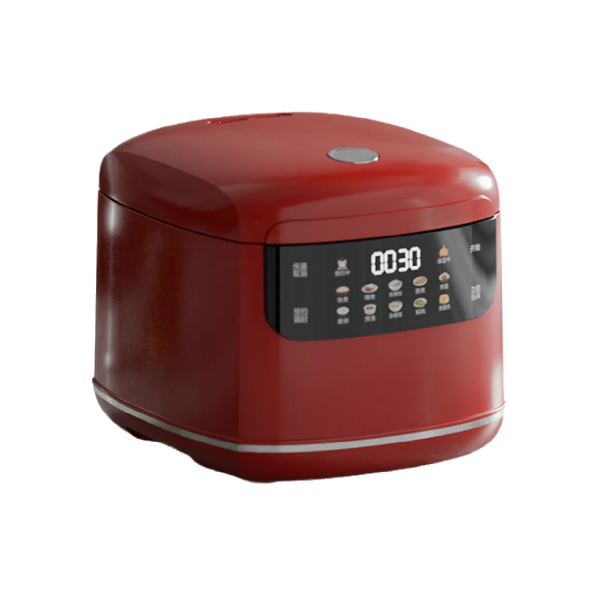 2L Drum Mini Rice Cooker with 24-Hour Delay Timer and LED Display - image 2