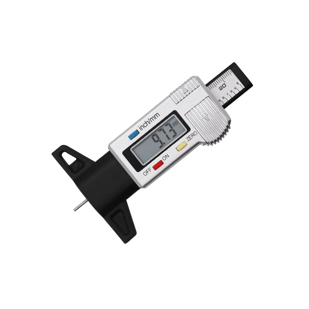 0-25.4mm LCD Tyre Digital Tire Tread Depth Gauge Meter Measure Caliper Thickness Gauges