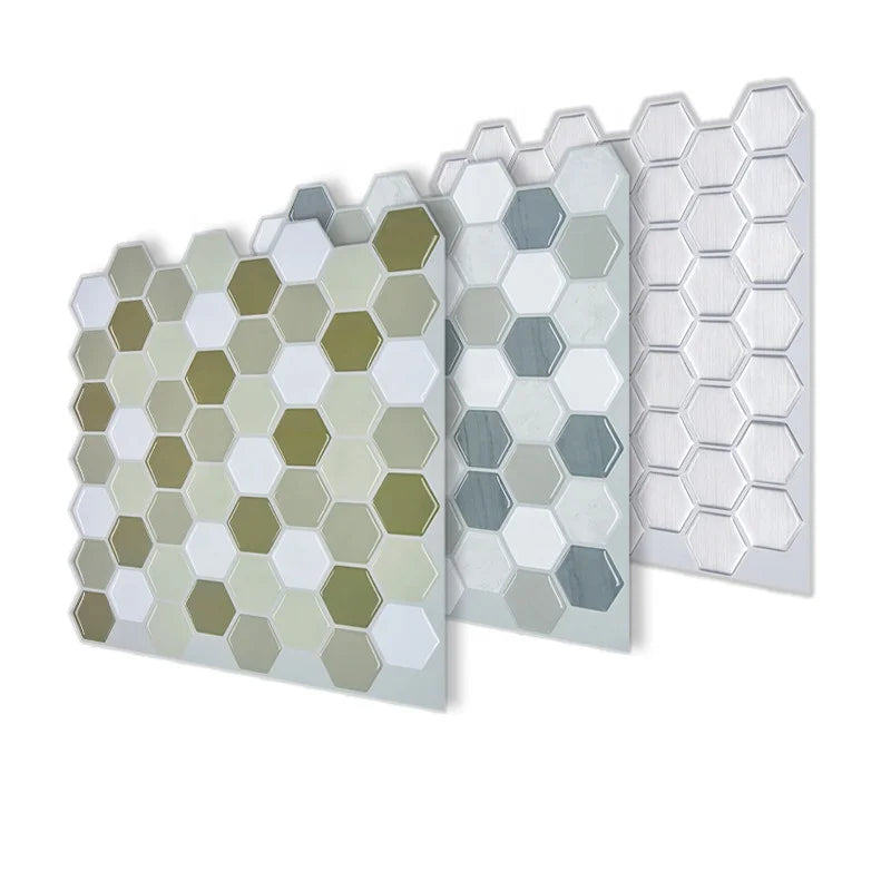 Waterproof Peel Stick 3D Self-Adhesive Wallpaper Modern Design Style Bathroom Wall Tile