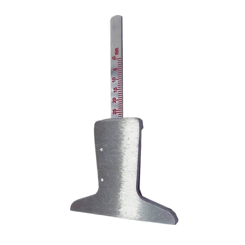 35 g Stainless Steel Tire Tread Depth Gauge for Cars and Motorcycles