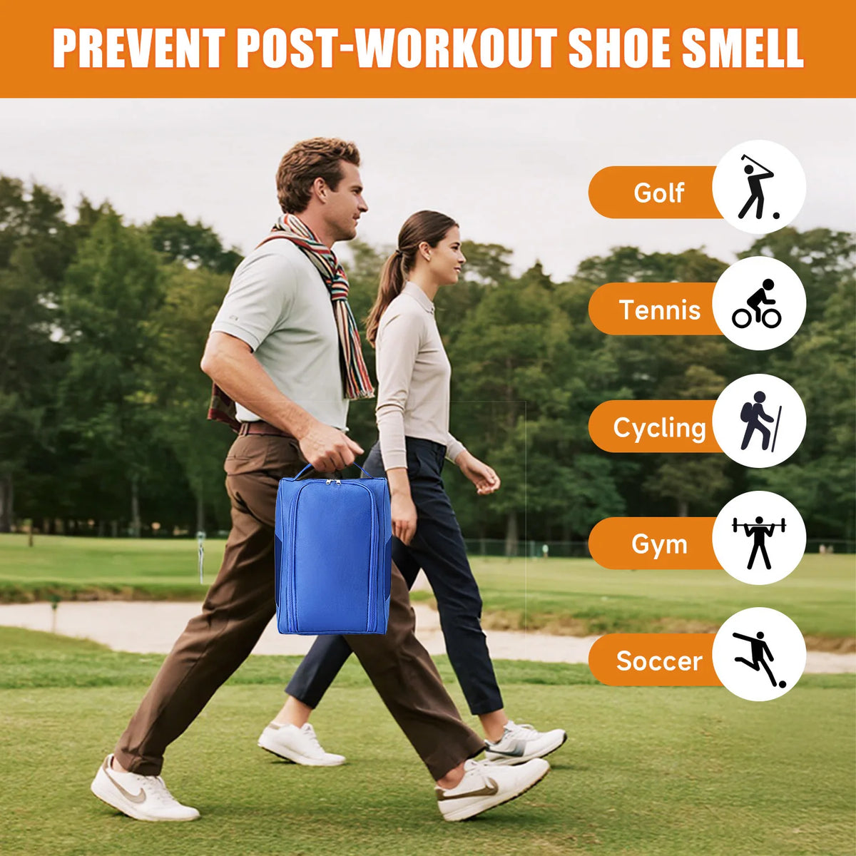 Waterproof Travel Shoes Bag Portable Handheld Shoes Organizer for Men Women