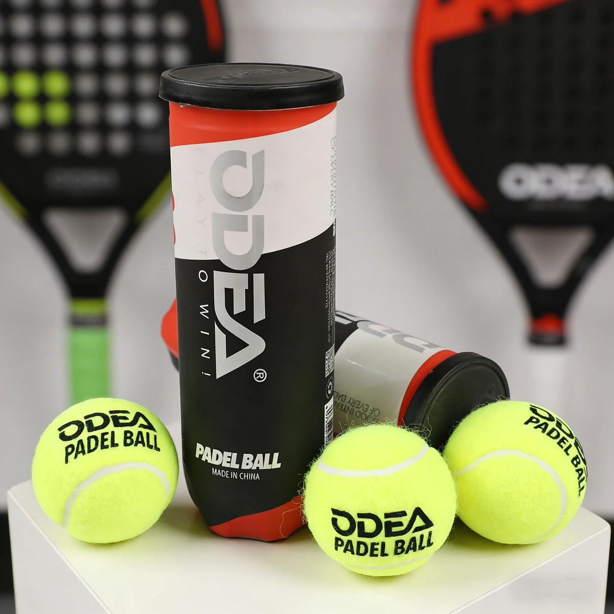 45% Wool and Natural Rubber Padel Balls, 64 mm, 5 Colors - image 2