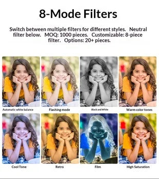 8MP Retro Screenless Camera with Fixed Focus and Image Stabilization - image 5