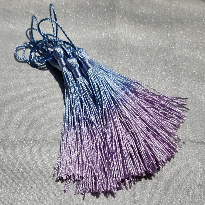 Classic Rainbow Gradient Polyester Tassel Norigae Charm Set for Party Decoration Bag