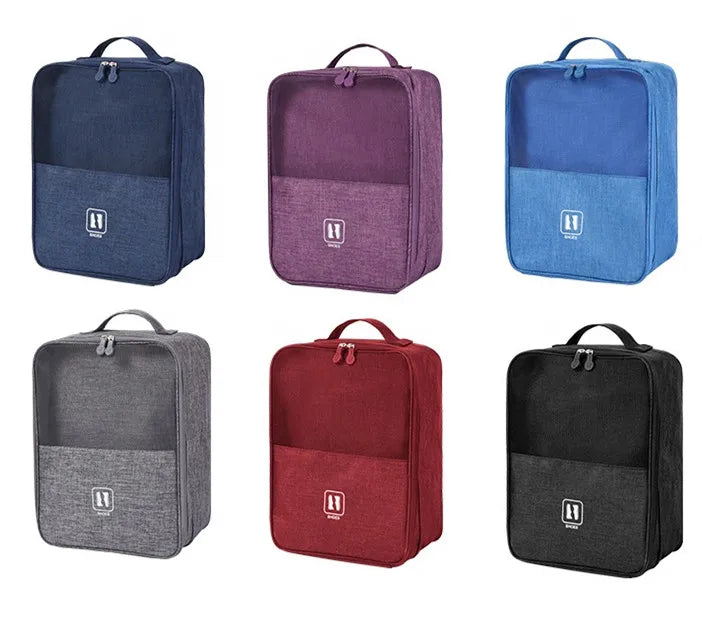 Waterproof 300D Polyester Sneaker Organizer with Shoe Compartment - image 4