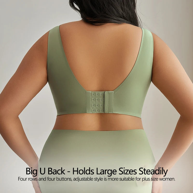 Everyday Plus-Size Jelly Bra with Removable Pads, Sizes M–5XL - image 4