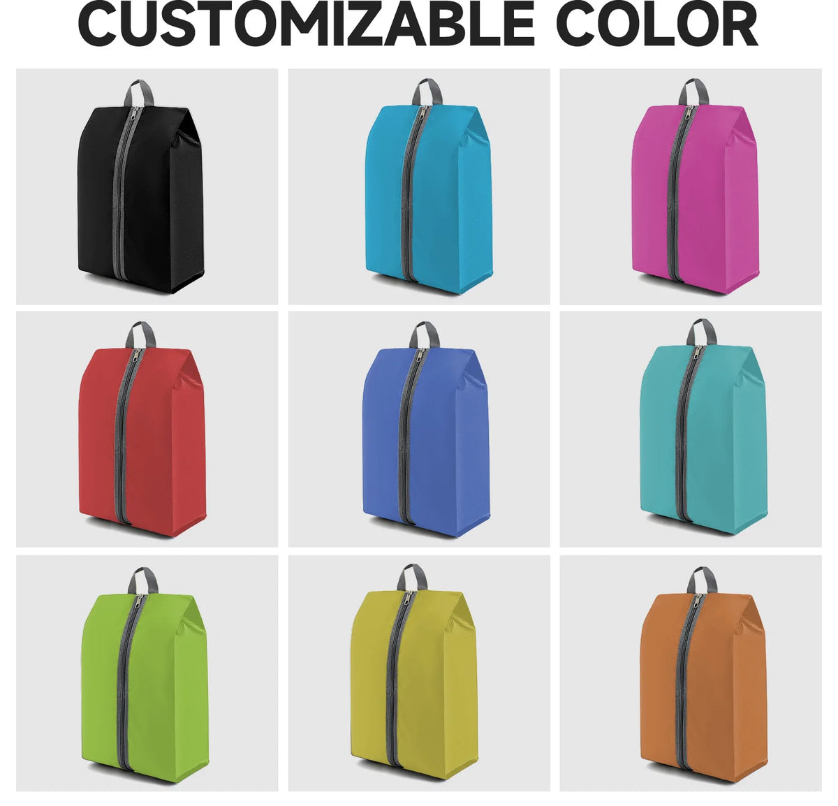 Reflective Zippered Sneaker Bag for Travel, Lightweight 48 g - image 6