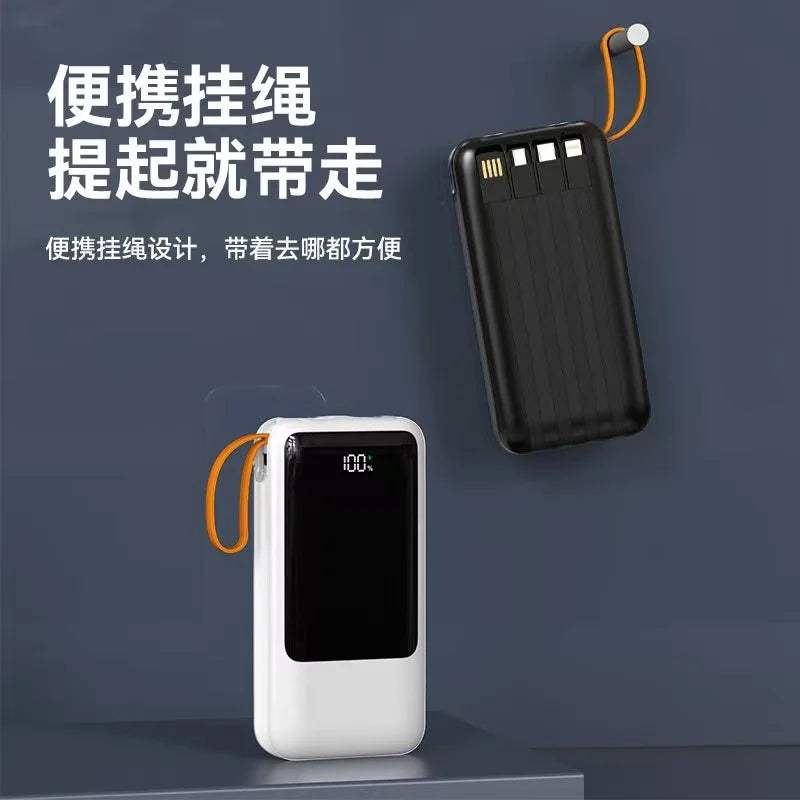 New Lightweight High Capacity Power Bank Usb/dc Output 20000mAh Fast Charging Li-Polymer