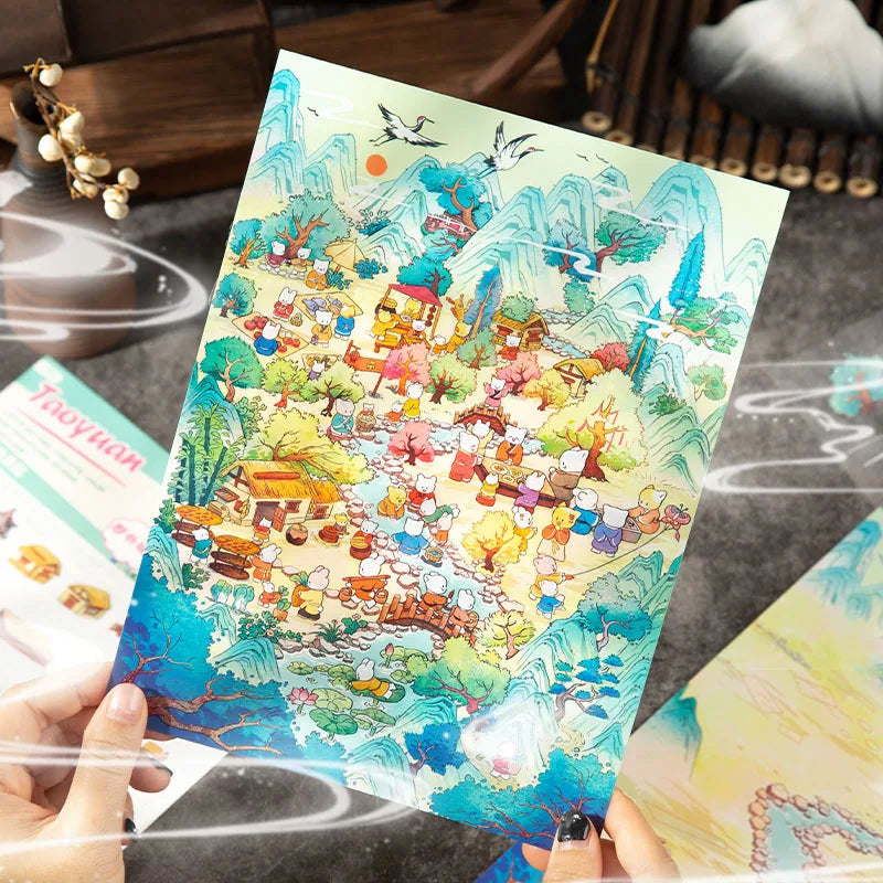 Mascot 3D Stacking Sticker Sheets for Journals, Glossy PET, 3-Pack - image 3