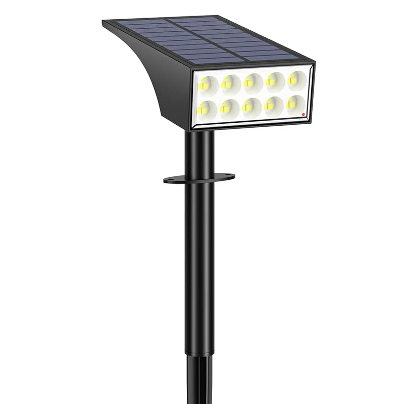 Solar Spotlights with 40 LEDs and 4 Light Modes, IP65, Auto On/Off