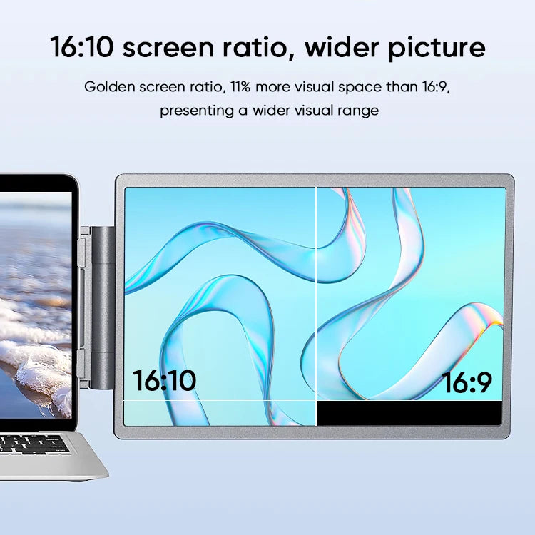Laptop Screen Extender 14" IPS FHD 1080P Portable Monitor Built-in Speaker for Laptops