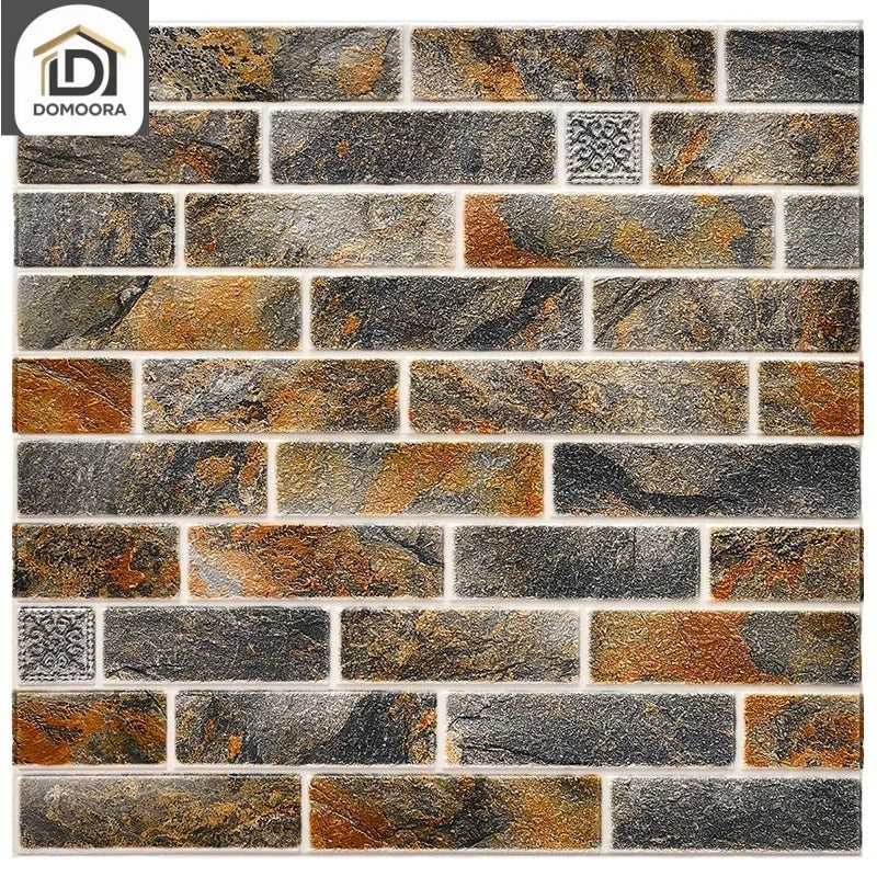 Faux Brick Peel and Stick Wallpaper, Waterproof Vinyl Wall Covering - image 4