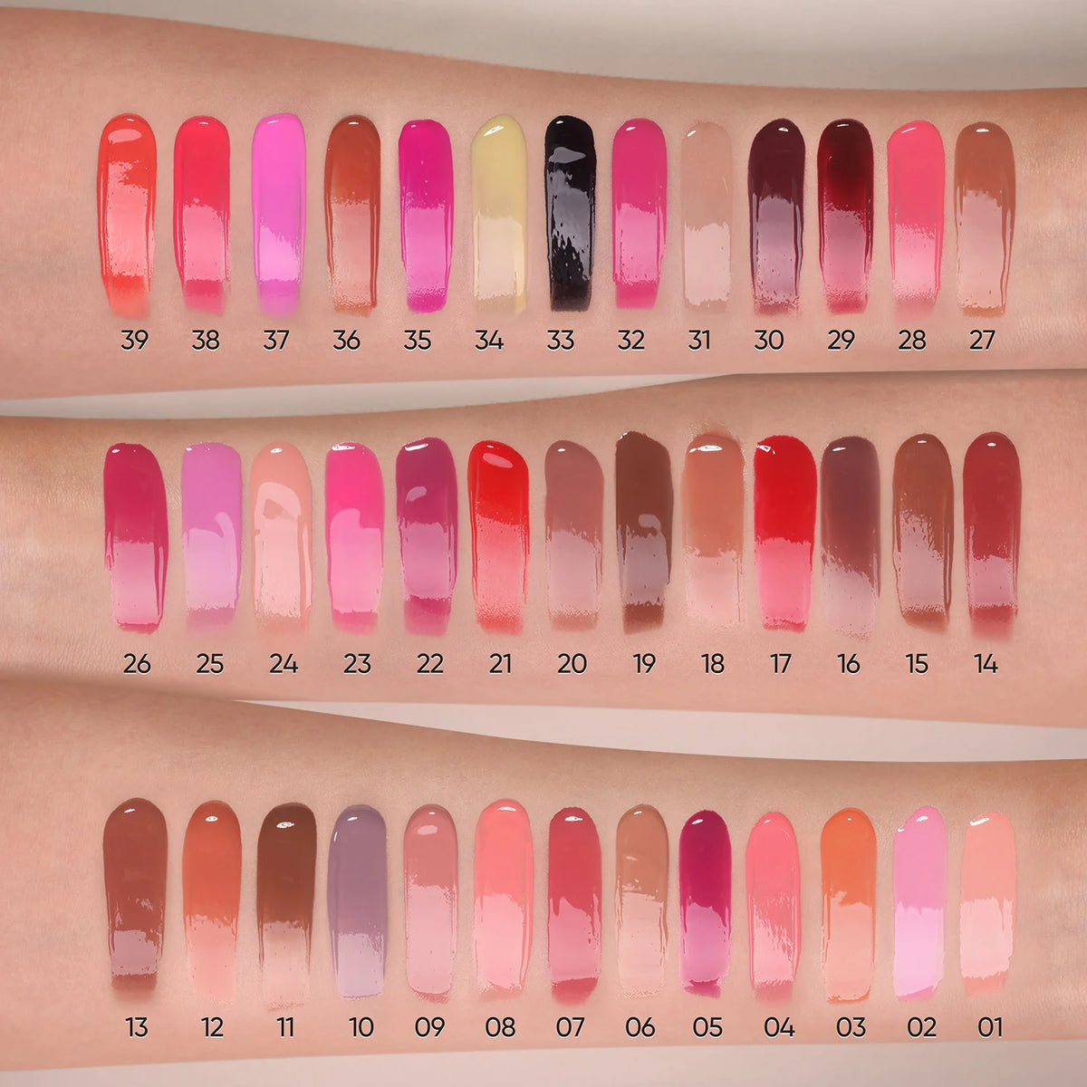 Cosmetics Makeup Mineral Organic Nude Vegan Glossy Lipgloss Shimmer Shiny Glitter Lip