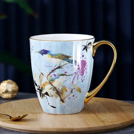 European-Style Bone China Mug for Coffee, Tea or Water, 400 ml - image 9