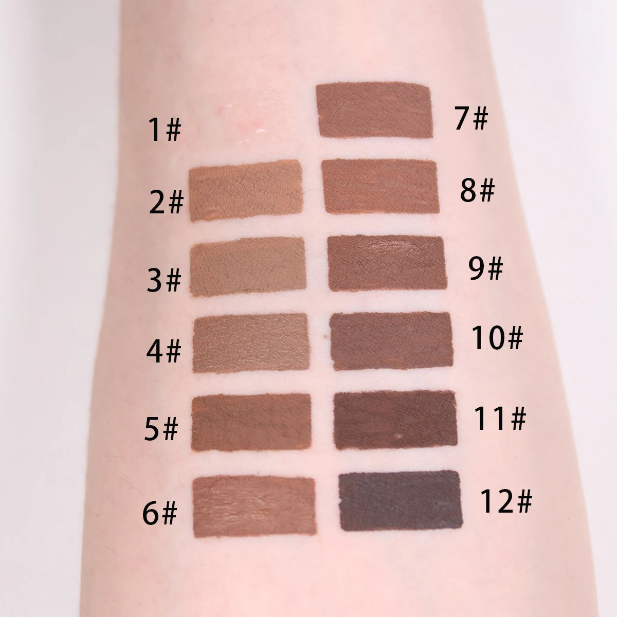 Fiber Eyebrow Pomade Gel, Waterproof Tint, 9 g, 12 Shades - image 5