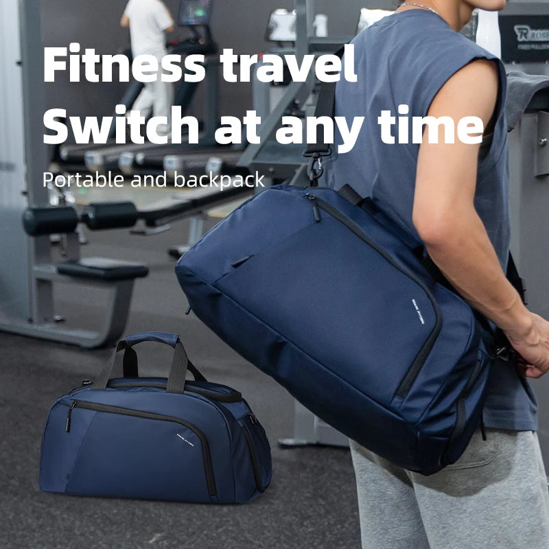 Oxford Travel Gym Bag with Shoe Storage, Zippered, 0.85 kg - image 2