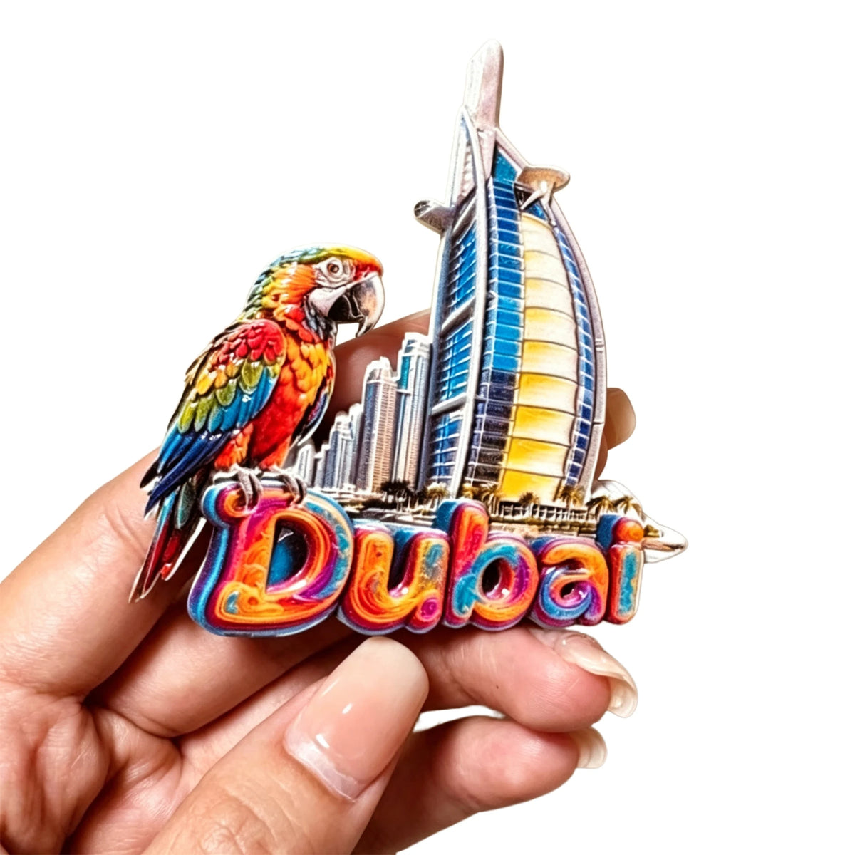 Dubai 3D Souvenir Fridge Magnet, United Arab Emirates Design - image 6