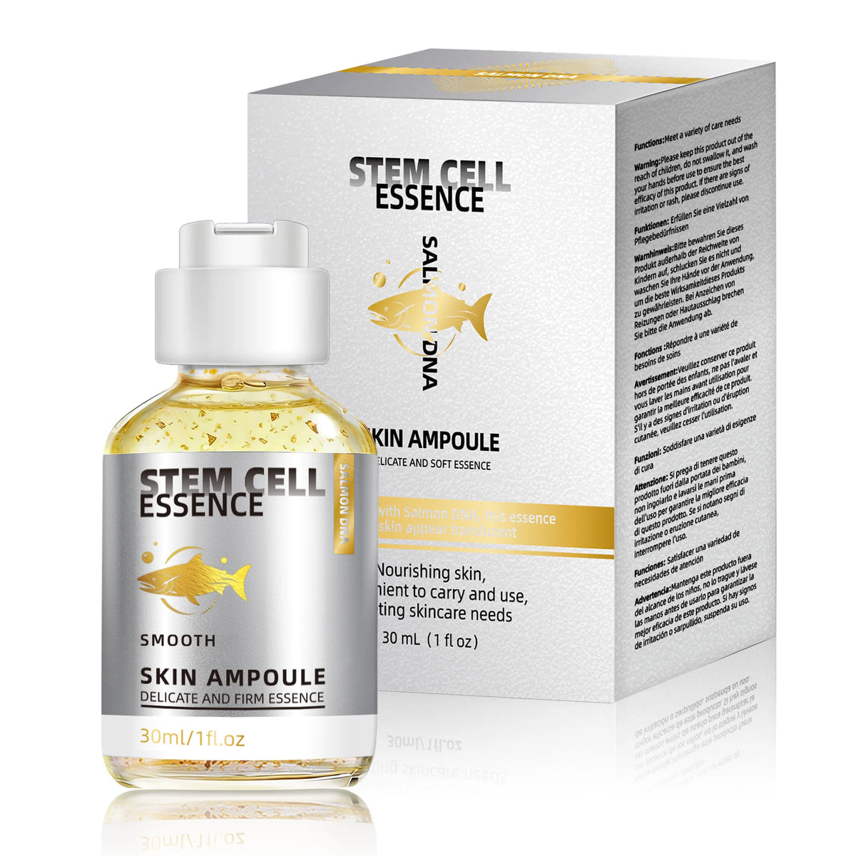 Niacinamide and Gold Facial Essence, 30 ml Dropper Bottle - image 2