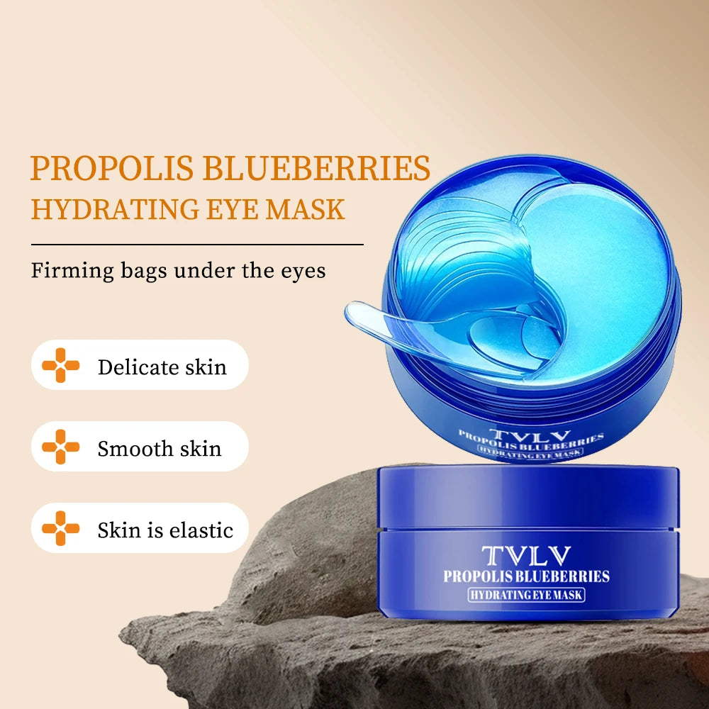 Collagen Gel Under-Eye Masks with Blueberry and Propolis, 30 Pairs