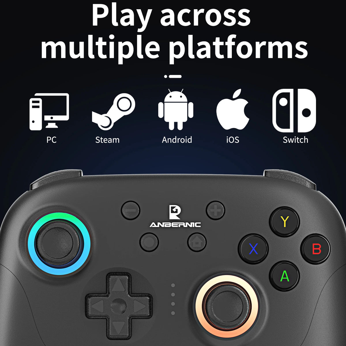 Tri-Mode Hall Effect Controller with Hall Triggers and Macro Buttons - image 2