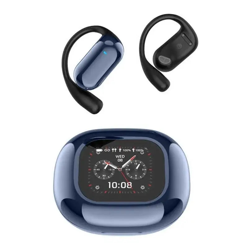 Open-Ear Hook Sports Earphones with Full-Color LCD Touch Screen